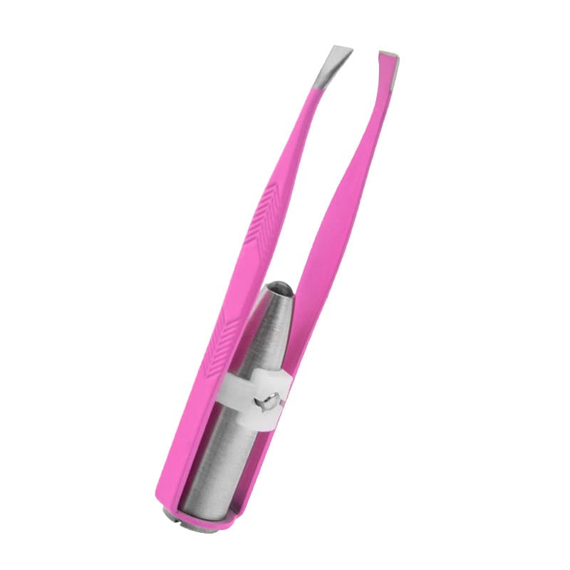 Factory Direct LED Arrow Tweezer Stainless Steel Eyebrow Tool, Lighted Eyebrow Tweezers for Beauty