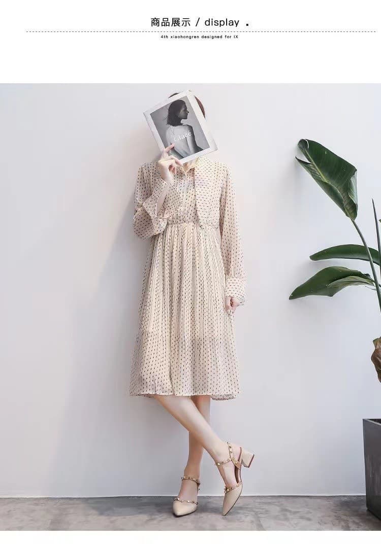 Baotou Sandals Women Premium 2026 Summer New Fairy Dress Matching Stunning French Rivet High Heels Chunky Heel