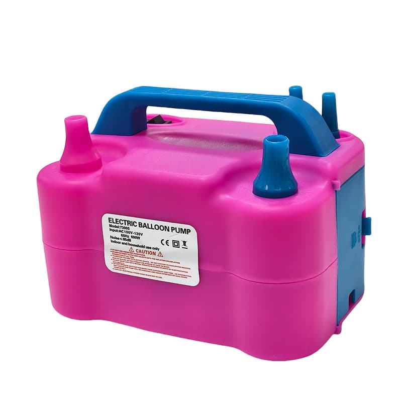 Electric Balloon Inflator Pump Cross-Border 73005 Small Size Balloon Blower Tool Dual-Nozzle Air Pump
