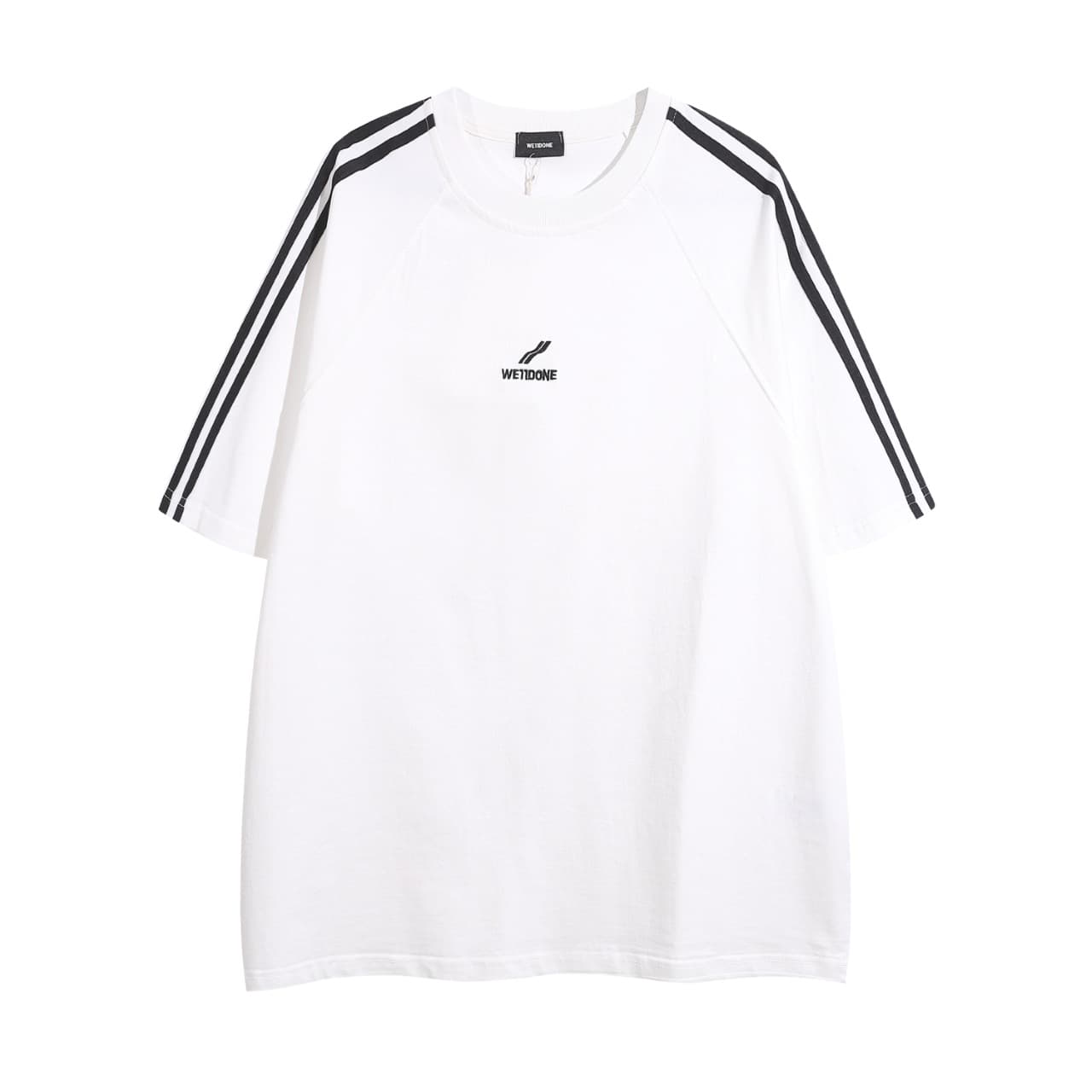 High-Quality WEIIDONE Niche Fashion Brand Summer Heavyweight Pure Cotton Unisex Casual Short Sleeve T-Shirt
