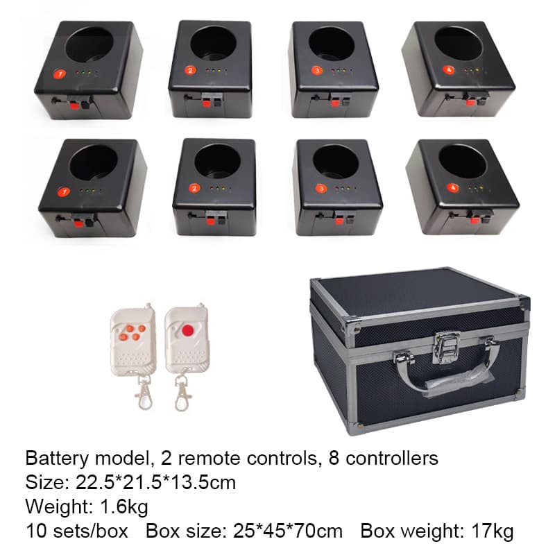 Wholesale Stage Decoration Props Cold Pyrotechnics Electronic Controller Cold Flame Igniter Fountain Waterfall Electronic Fireworks