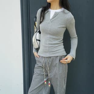 New Layered Stand Collar Slim Fit Thermal Wool Long Sleeve Knit Sweater Women 2130