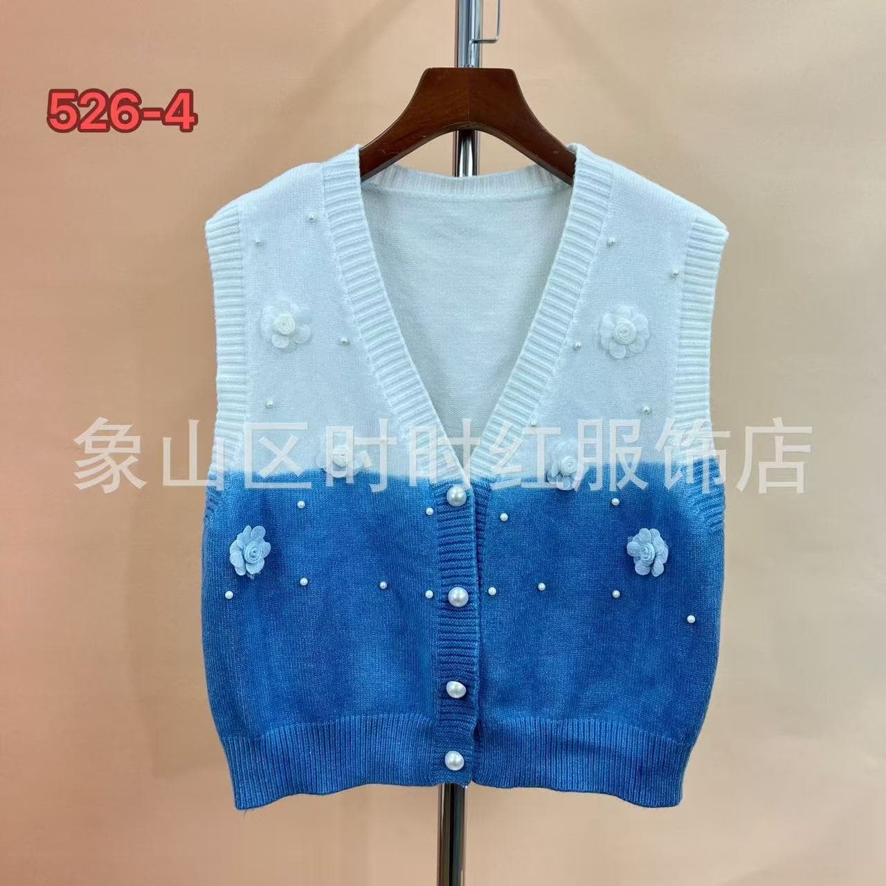 New Tie-Dye Silk Linen Embroidered Half-Sleeve Shirt Lapel Crew Neck Loose Slimming Elegant Scenic Photo Versatile Top