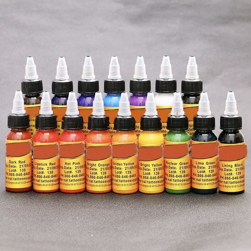 Cross-border stock tattoo practice pigment tattoo ink water-based pigment Eternal tattoo pigment manufacturer