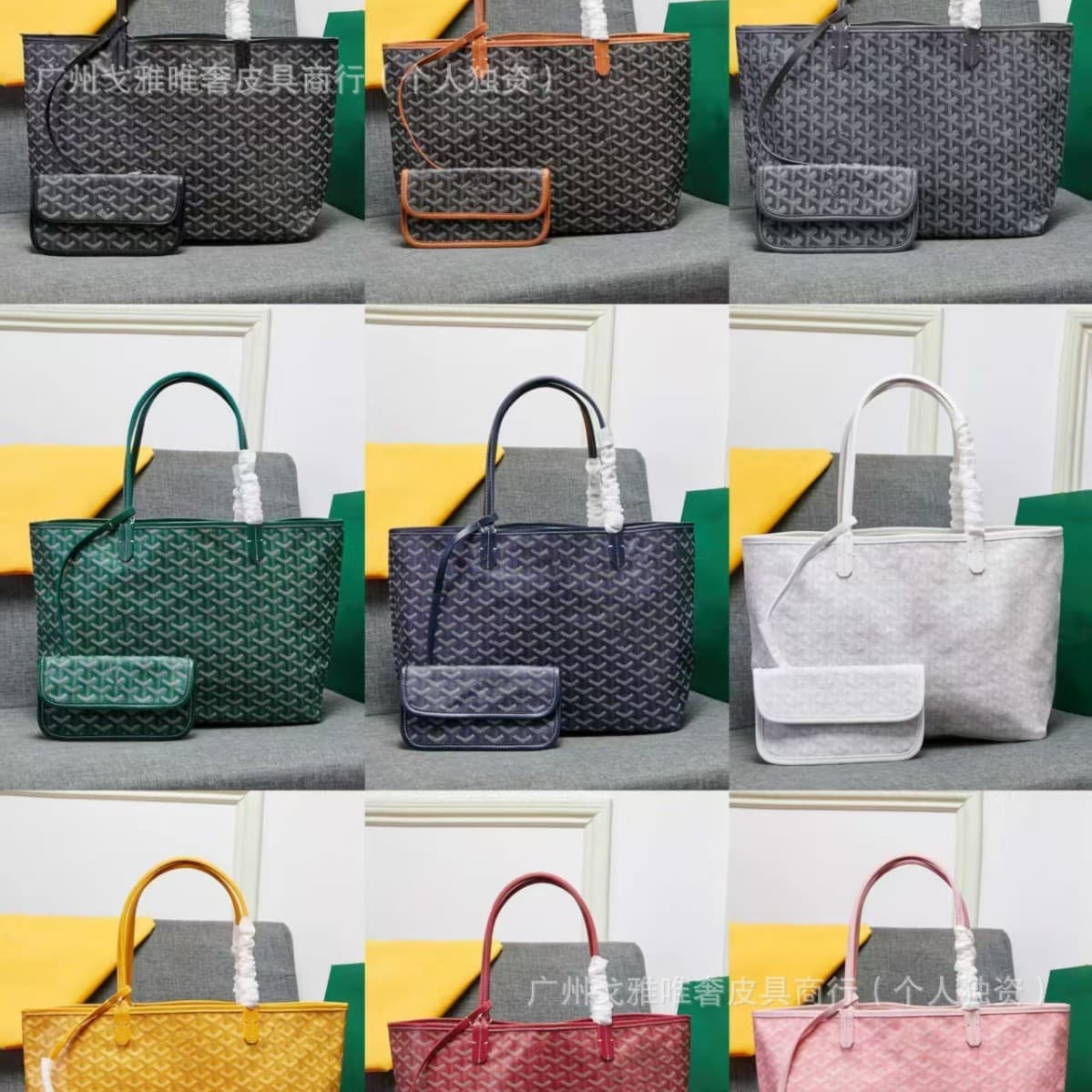 Gouya Bag New Women's Tote Bag Commuter Tote Printed Large Capacity Mother-Child Bag Shoulder Handbag