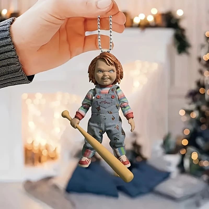 New Cross-Border Acrylic Flat 2D Acrylic Cartoon Pendant Decoration