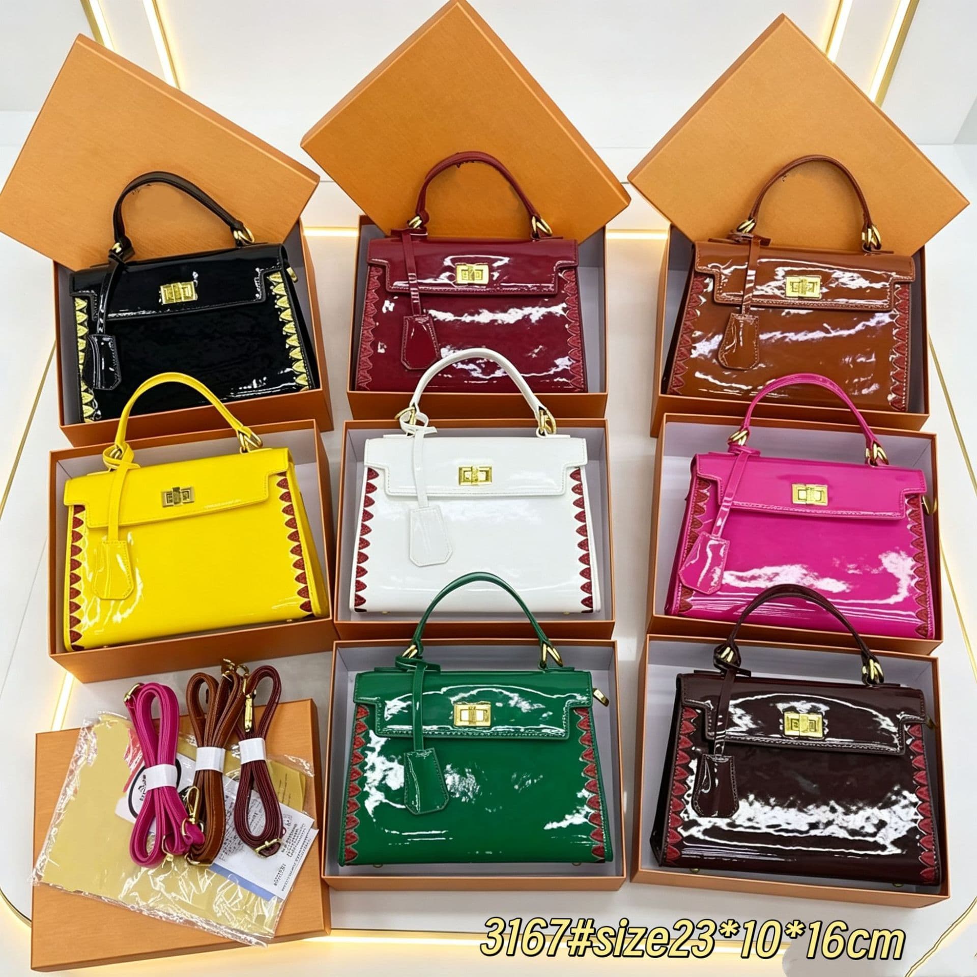 withbox Cross-border New Fashion Glossy Women's Bag Premium Mother-Daughter Bag Ladies Handbag ladies bag