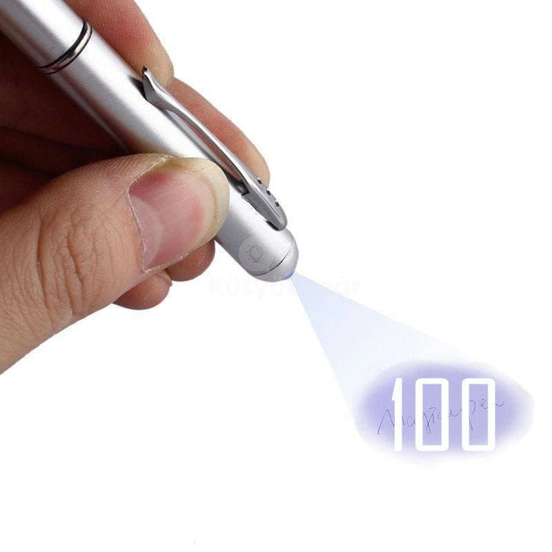 UV pen with invisible ink, anti-counterfeit helper, light effect gift, prevent counterfeit money, photosensitive pen
