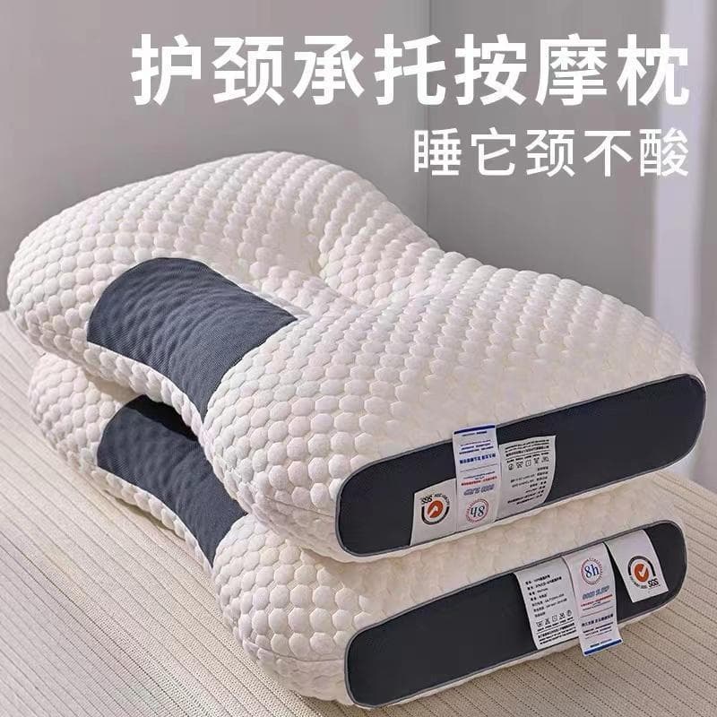 Single Pillow One Piece Neck Support Pillow Core Washable Dormitory Adult Home Use Pair Source Factory Wholesale Cross-border Supply