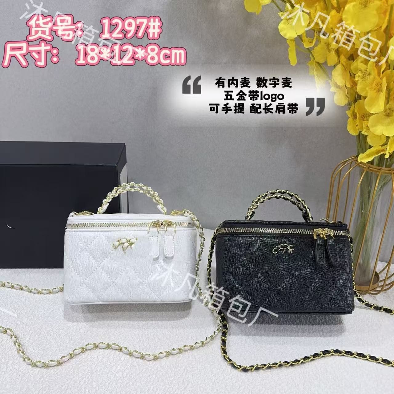 Classic Gold Logo Diamond Quilted Lambskin Box Bag Crossbody Versatile Fashion Shoulder Bag Handbag for Women Elegant