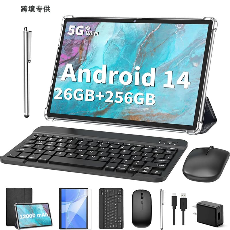 Cross-border Hot-Selling 10.1-inch Tablet with IPS Full Screen, Android K11 Factory Stock