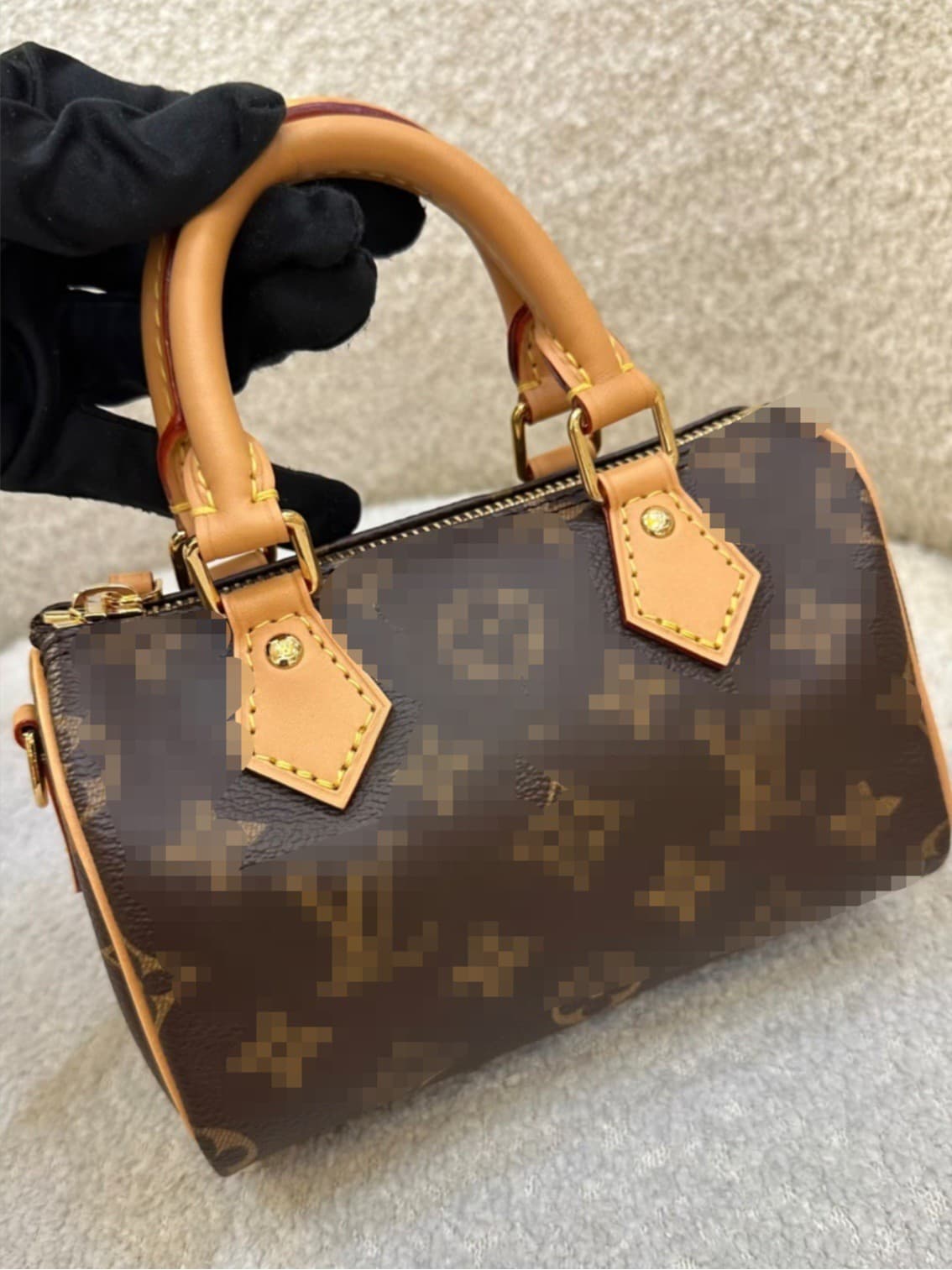 L's Speedy Pillow Bag for Women, High-Aesthetic Monogram Shoulder Bag, Versatile Crossbody & Handbag 16/20/25/30