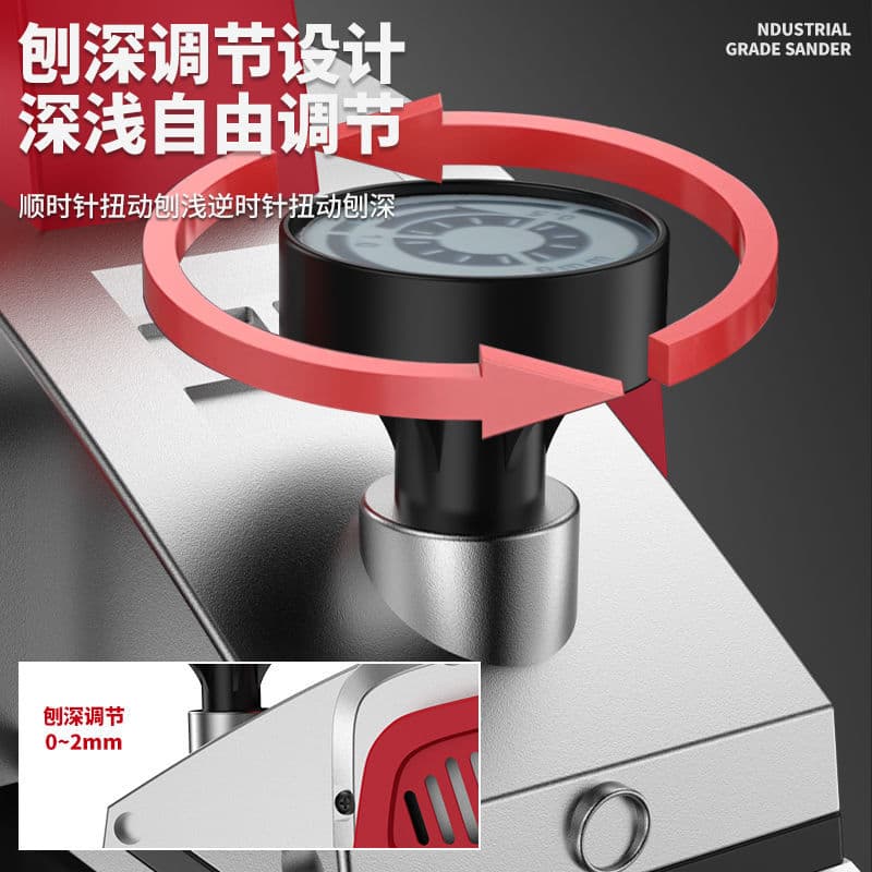 Woodworking Handheld/Desktop Multi-functional Electric Planer, Small Household Woodworking Bench Planer, Thickness Planer, Cutting Board