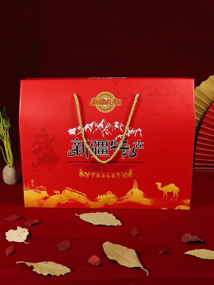 Xinjiang Specialty Gift Box Nut Packaging Box Empty Lamb Horse Meat Apple Pear Grape Wolfberry Dried Fruit Holiday Gift Box