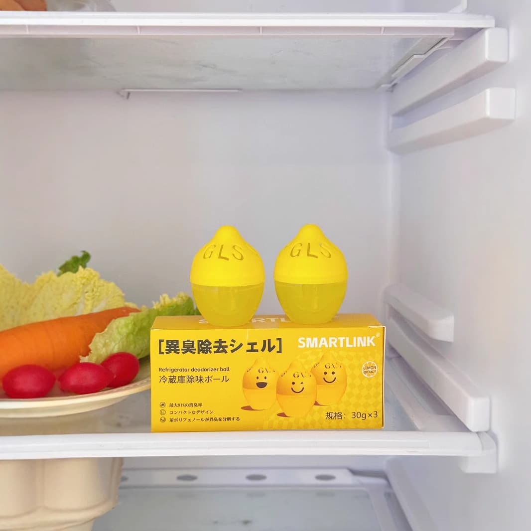 Smartlink Refrigerator Odor-Proof Lemon Deodorizer Box for Egg Odor Removal and Freshening