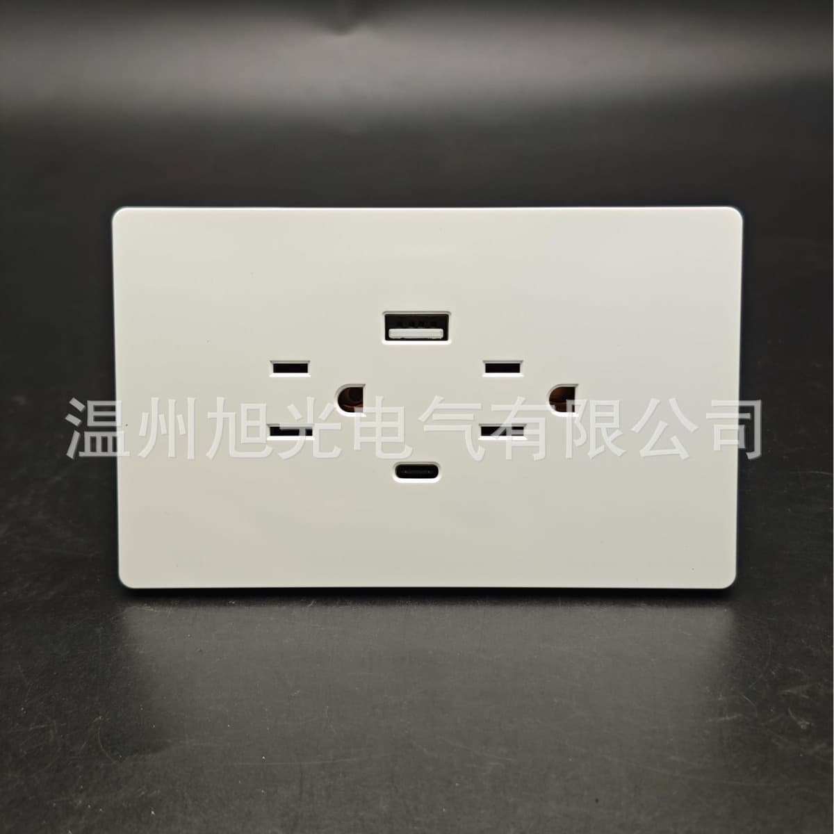New Frameless Design 118-Type American 6 Outlet USB-A+C Wall Socket