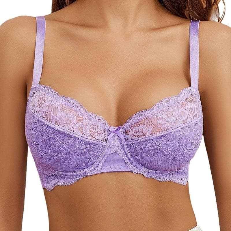 J 90311 Lace Cotton Cup Bra for Amazon Cross-Border Sales in Europe and America