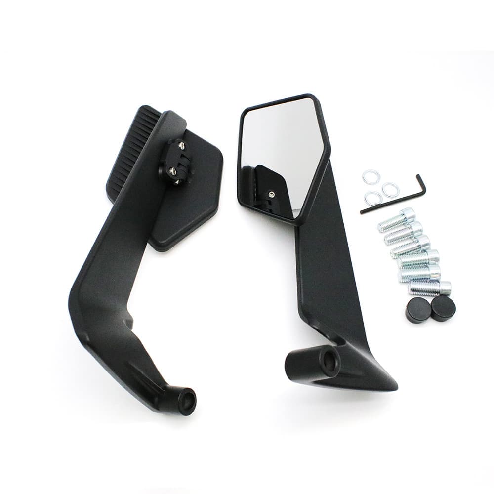 New Modified Blade Rearview Mirror Aluminum Alloy Stabilizer Wing Rearview Mirror for Miracle Cow / Chunfeng / Scooter