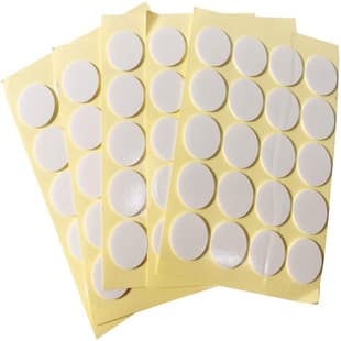 Candle Wick Fixing Glue Wick Sticker, Container Scented Candle Wick Film Sticker Double-Sided Sticker, 20 Pieces 20mm