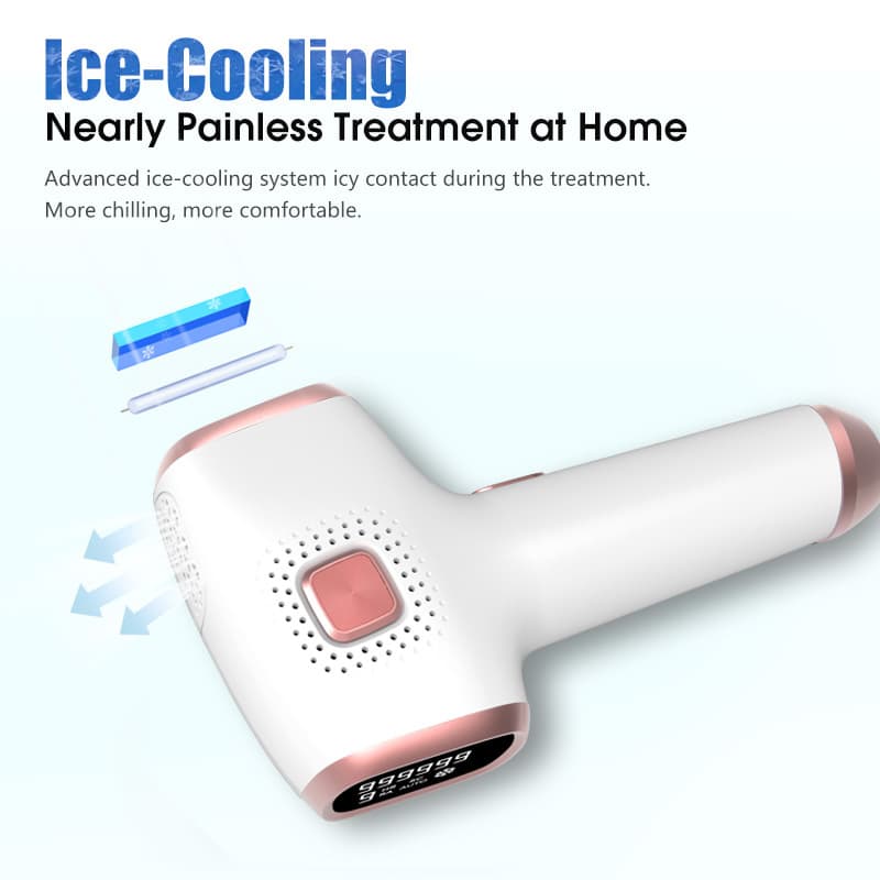 Customizable Touch Screen Handheld 3-in-1 Intense Pulsed Light Hair Removal Device Home Ice Point Hair Removal Device Beauty Salon