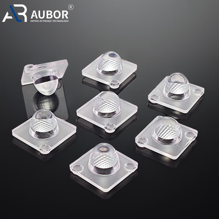 Industrial testing silicone optical lenses with chemical corrosion resistant sealing design, suitable for harsh working environments.