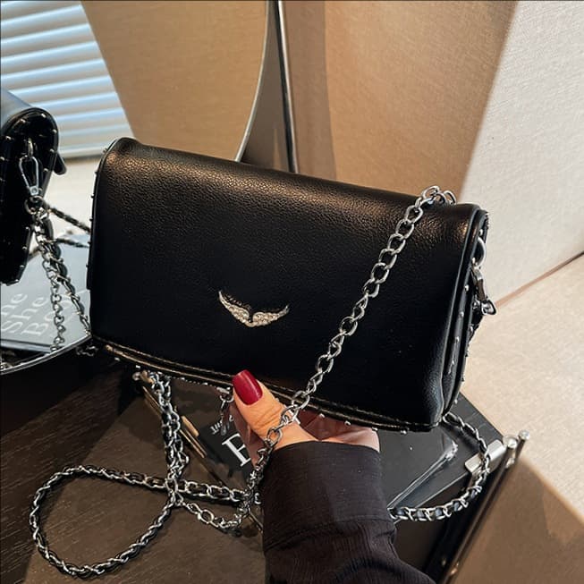 Cross-border niche handbag for women 2026 new style fashionable versatile chain shoulder bag minimalist crossbody small square bag