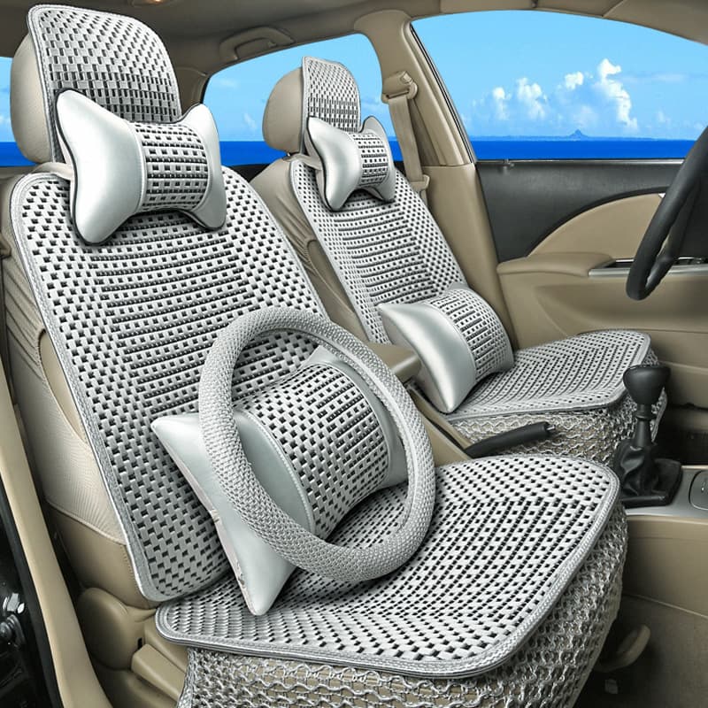 Mazda 2, Mazda 3, Mazda 6, CX5, Axela Full Coverage Ice Silk Car Seat Covers, Four Seasons Universal Cushion
