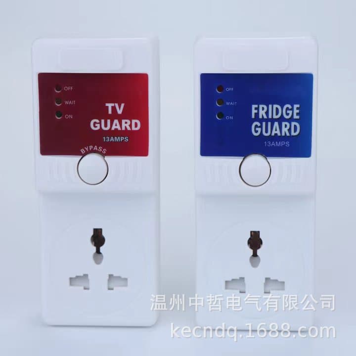 Overvoltage protection electronic TV Guard British standard plug voltage protection British plug refrigerator protector