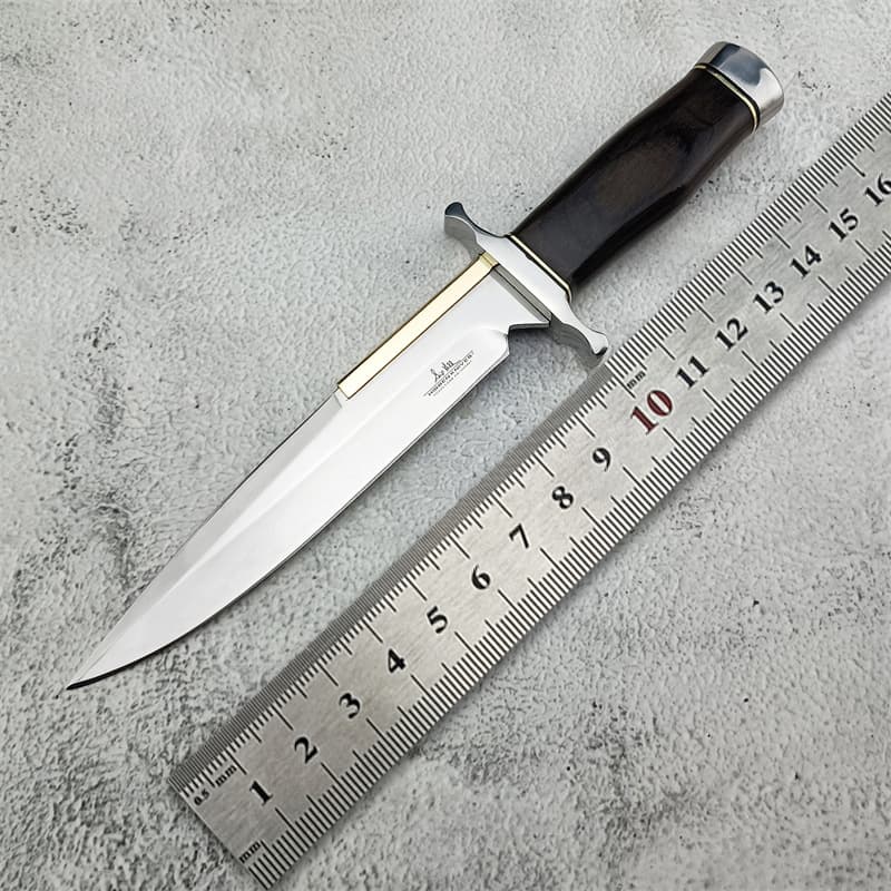 Toothpick Bowie Outdoor Self-Defense Survival Pocket Knife Sharp EDC High Hardness Outdoor Survival Fixed Blade Fruit Knife