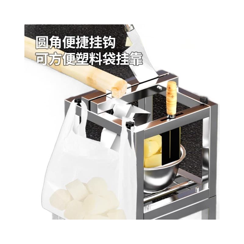 Small chopper machine, sugarcane section cutter, stainless steel sectioning machine knife holder, magic cutting knife