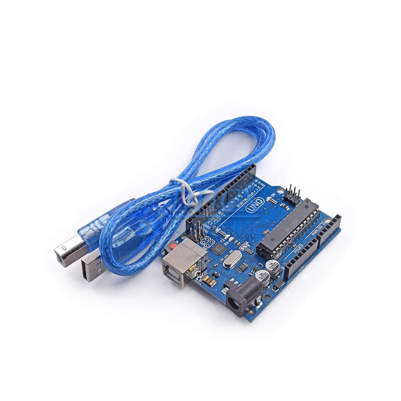 HOT UNO-R3 Development Board Official Version Compatible with Arduino ATmega328P Microcontroller Module