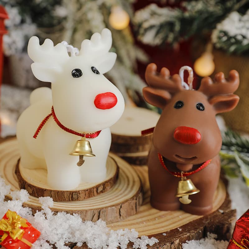 Christmas Scented Candles Christmas Elk Snowman Candle Ornaments Creative Gifts Christmas Candle Souvenirs Wholesale