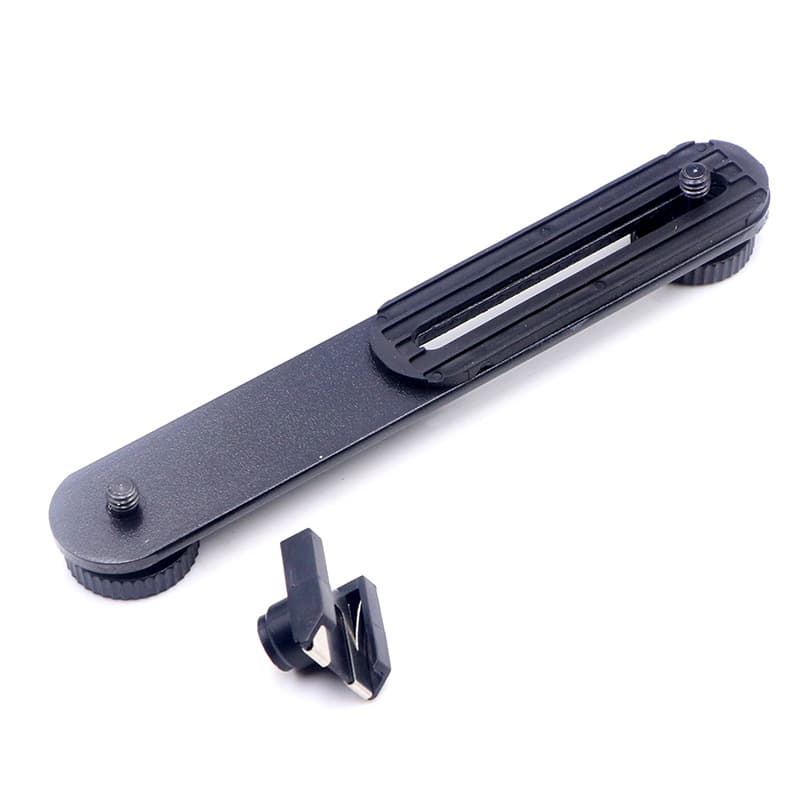 DSLR camera flat extension bracket top flash bracket lamp base crossbar hot shoe light stand metal cold shoe base