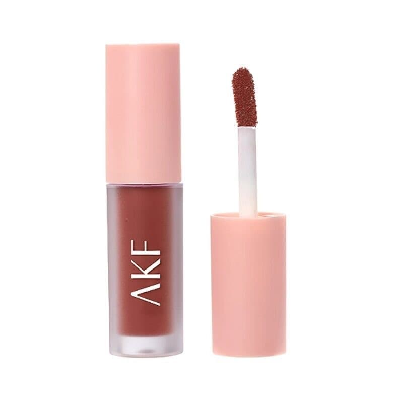 AKF Glossy Lip Glaze Mirror Lip Gloss Nude Lipstick Moisturizing Color Payoff Affordable for Students