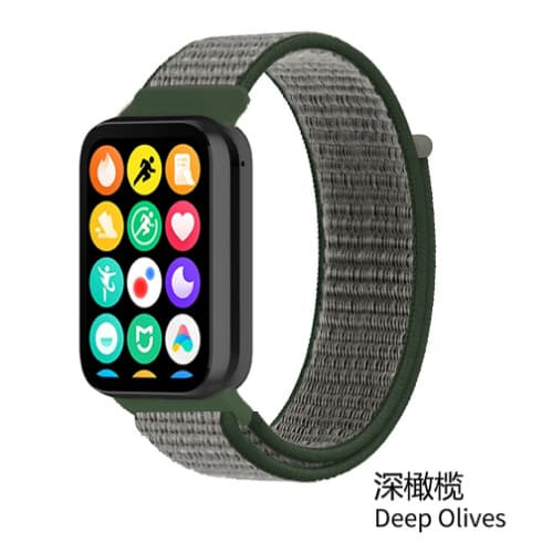 Suitable for Xiaomi Mi Band 8Pro 9PRO strap nylon woven replacement wristband colorful ready stock 24h delivery