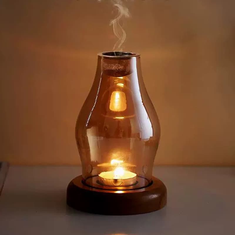 Custom High-Borosilicate Glass Aromatherapy Stand, High-Temperature Resistant Aromatherapy Burner