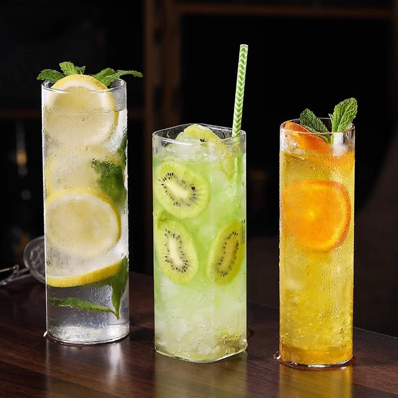 Cocktail cup Japanese straight cup Collin cup highball highball cup Long Island ice tea glass long drinking cup long wine cup