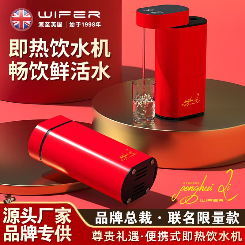 UK Goodwife Pocket Portable Instant Hot Water Boiler, Foldable Rapid Heating Temperature Control Pumping Security Gift Limited Edition