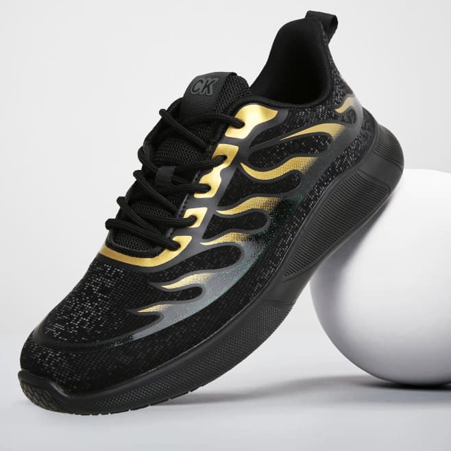 Chef shoes with anti-slip feature, walking shoes with appliqué, ultra-light soles, oil-resistant and anti-slip sports shoes model S809.