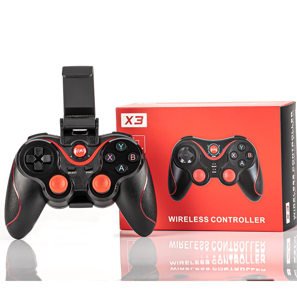 New X3 Multi-Function Wireless Bluetooth Game Controller Direct Connect Android iOS PUBG Mobile Gamepad