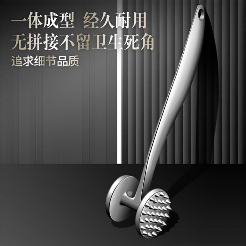 New meat pounding tool, specialized hammer for home use in tenderizing and breaking tendons