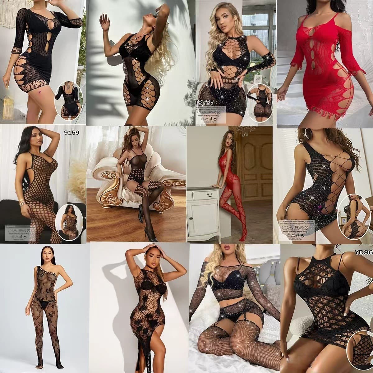 Sexy Lingerie Set Stockings Garters For Women Comfortable Underwear Nylon Material Various Sizes Available