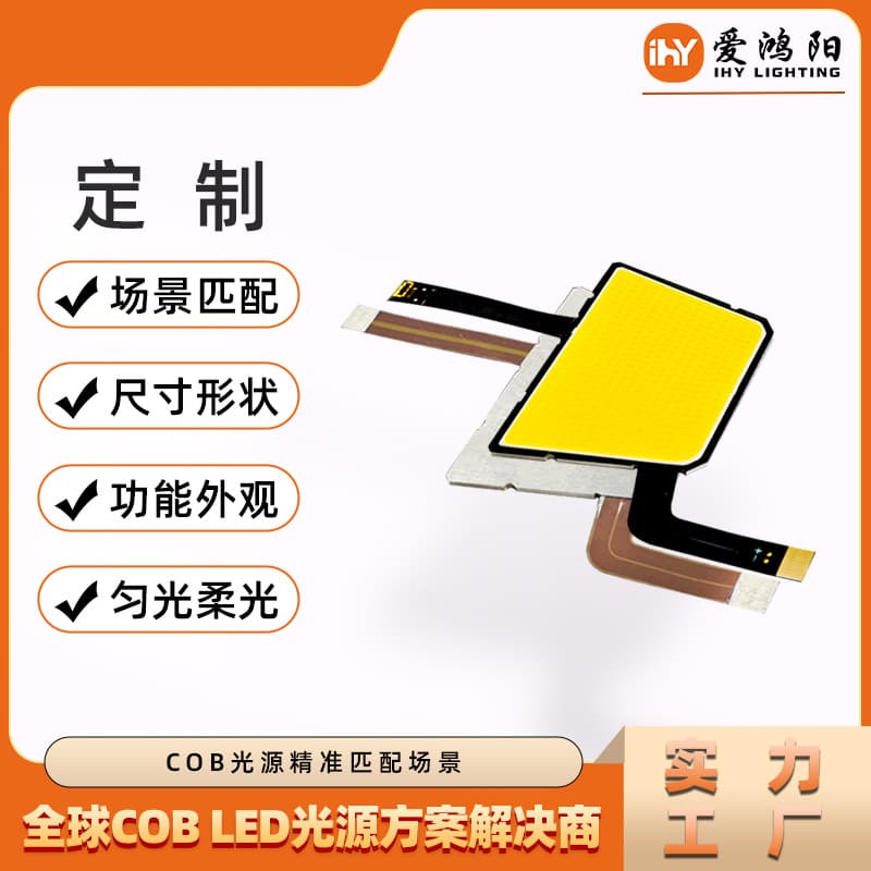 COB Light Source Irregular Shape 20W 3V COB Module Industrial Vision AI Photography Video High Power LED Chip