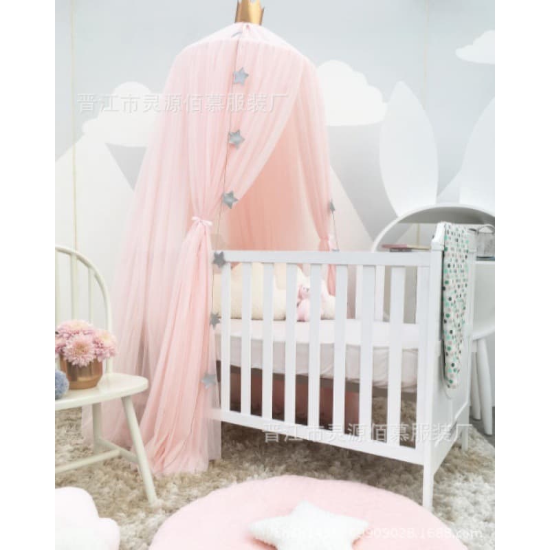 ins Nordic children's room dome mesh tent bed net mosquito net 7 colors