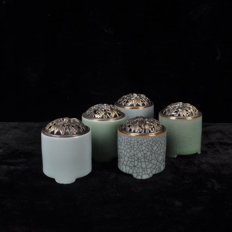 Yunshang Longquan celadon incense cup fire-proof incense burner factory wholesale ceramic incense incense burner starter set