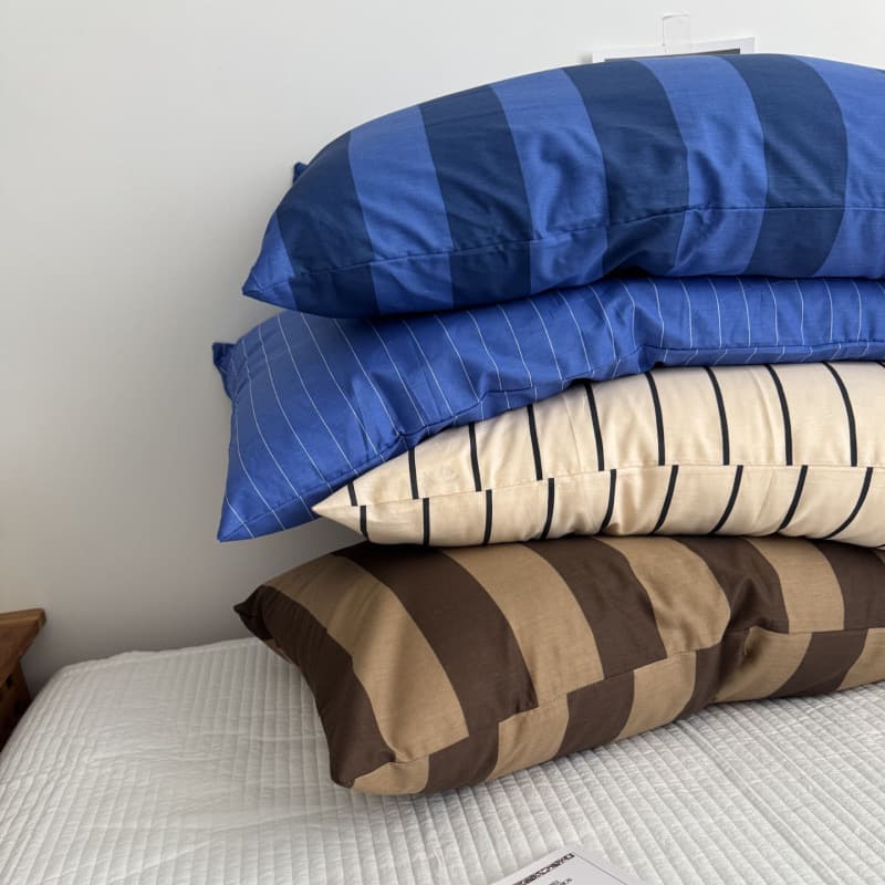 Cross-border Single Pure Cotton Pillowcase 48*74cm Bedroom Matching 100% Cotton Single Pillow Cover Pillow Inner Case