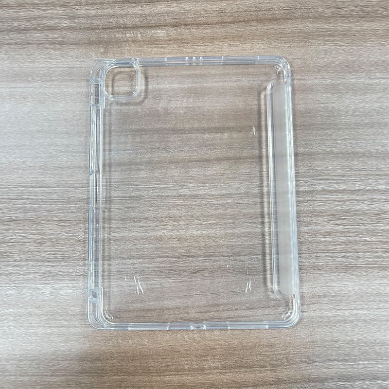 Suitable for iPad Air8 13inch 2026 Model, Single Pen Slot Tablet Transparent Case with Acrylic Material Side Sticker