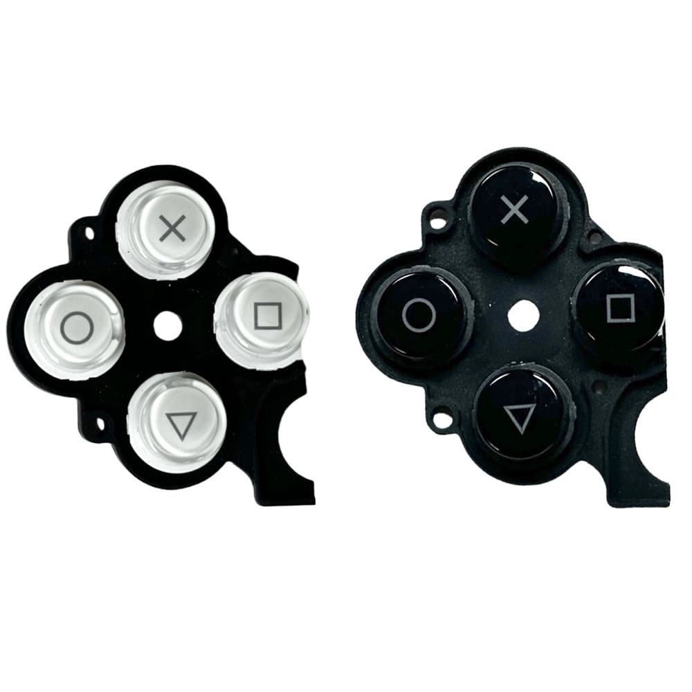Original PSP 2000 function button with conductive rubber, PSP 2000 console button pad, right side conductive rubber button