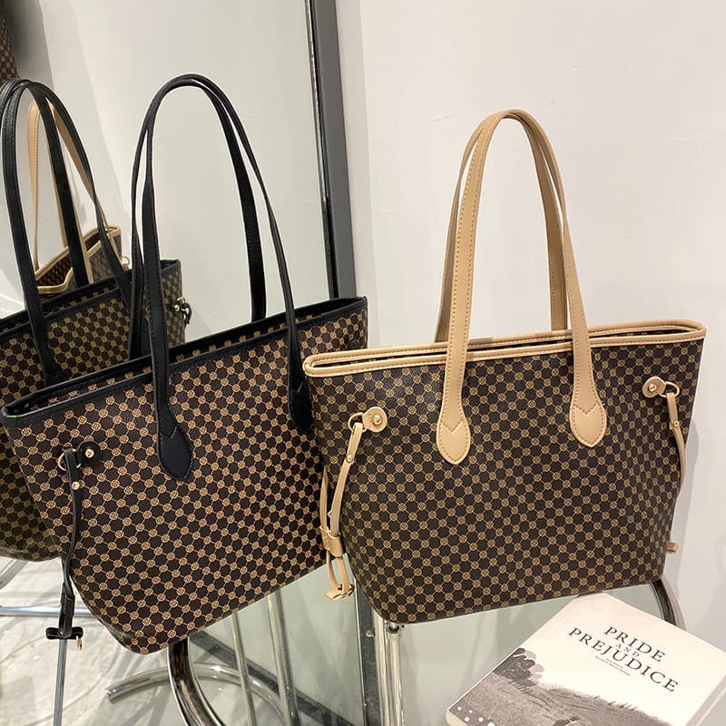Women's Tote Bag 2021 Handbags Fashionable Simple Mommy Bag Stylish Trendy Versatile Shopping Bag