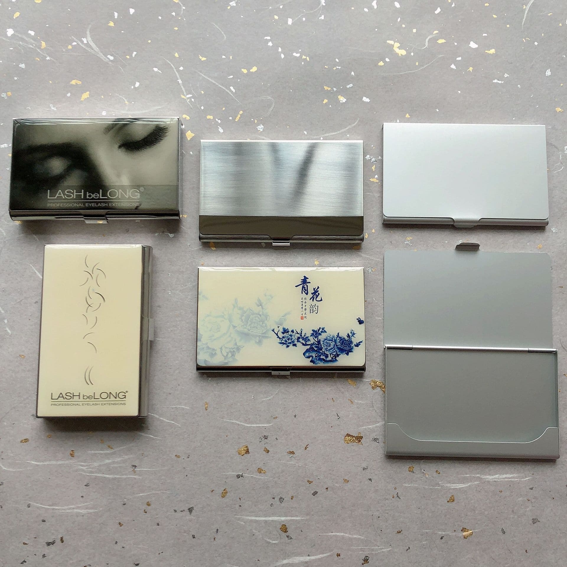 Supply of aluminum alloy business card cases, metal card holders, aluminum card cases, laser logo customization.